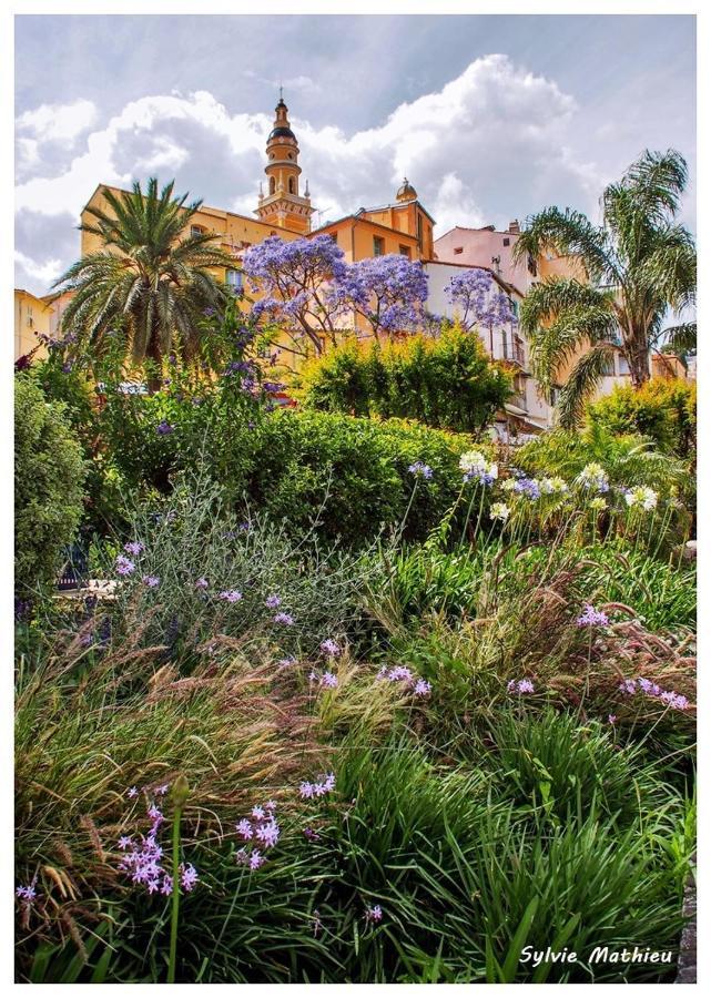 Les Violettes Appartement Menton Buitenkant foto
